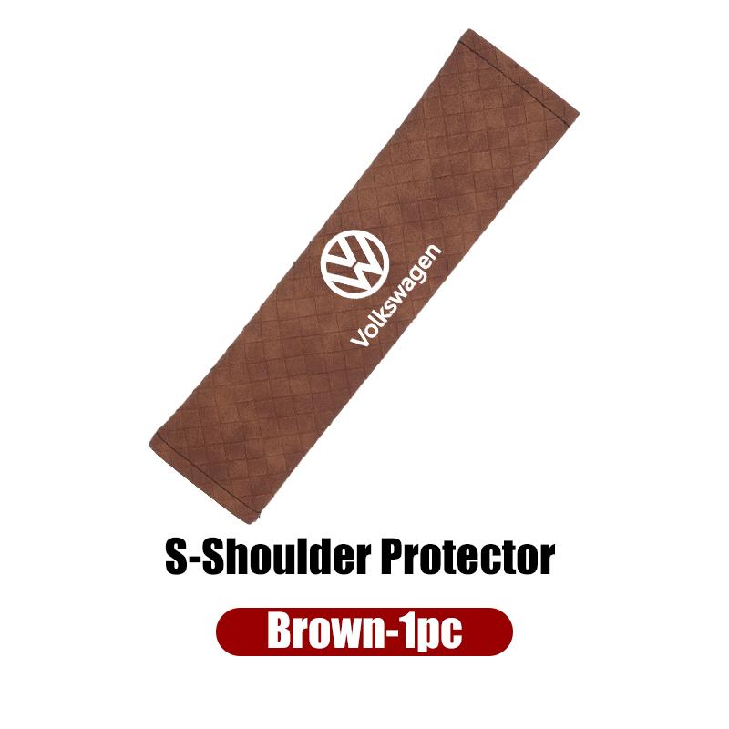 Car Shoulder Pad Safety Belt Protector Cover Strap Mat Accessories For VW Tiguan CC Jetta Polo Golf Passat Scirocco T-ROC Touare Zf9