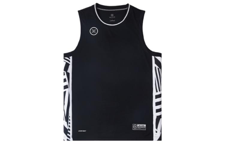 Li Ning Wade Collection Basketball Jersey Men s Black White AAYS271-2 M