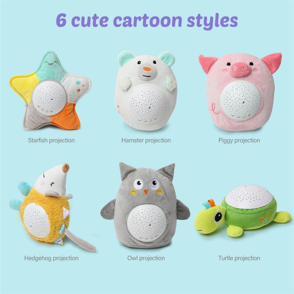 With Music&Light Led Night Lamp Plush Doll Animal Plush Toys Kids Soft Toys Star Stuffed Toy