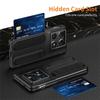 Custodia per Telefono con Supporto da Polso Cernierato per Motorola Moto Razr Fold Ibrida TPU+PC Pellicola Protettiva per Schermo Cover con Supporto Antiurto
