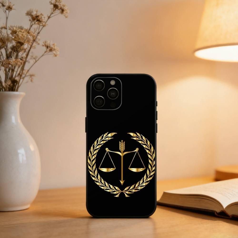 Law Lawyer Judge Justice  Phone Case For iPhone 17,16,15,14,13,12,11 Plus,Pro Max,XS,Soft Silicone Black Cover