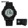 Sanda Multi-Function Smart Watch: Waterproof, Pedometer, Alarm Clock for Hiking & Sports - Unisex