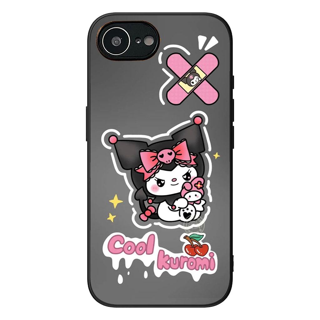 

Cover for Samsung Galaxy S25 S24 S22 S23 FE Ultra Plus A56 A05 A06 A15 A16 A55 S7 Edge + Phone Case Girl Fashion Cute Kuromi Galaxy A56 5G