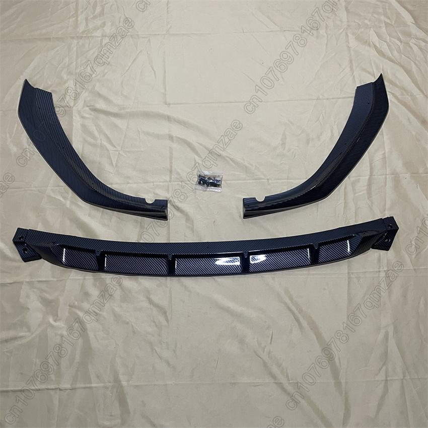 Für BMW 5 G30 G31 525i 530i 530d 540i M 2017-2020 Auto Frontstoßstange Lippe Kinnschutz Diffusor Abdeckung Deflektor Karosserie-Kits Glanzschwarz