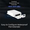 Industrial Network Switch Repeater 4 Port PoE Repeater  for IP Port Transmission Extender