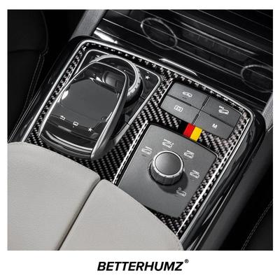 Uhlíková vlákna Pro Mercedes Benz W166 X166 ML GLE GLS Středová konzole Multimediální panel Rámeček Nálepka Interiér vozu