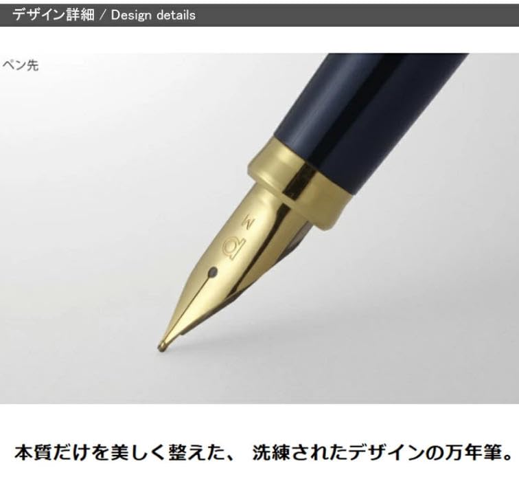 Platinum BISO Fountain Pen PLATINUM Bisou Medium PTL-15000 (Nebula Black, Nib)