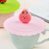 6Pcs Silicone Cup Lid Set Cute Animal Drink Covers Reusable Airtight Mug Cover for Hot/Cold Beverages Dustproof Leak-Proof Cup Sleeves