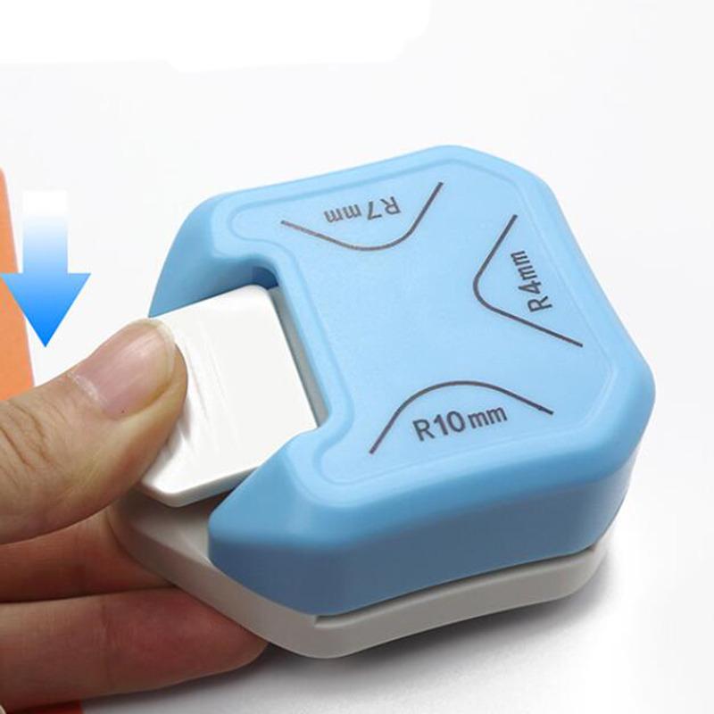3 In 1 Tag Punch Corner Rounder Cutter Paper Label Punch for Scrapbooking Card for DIY Paper Card Photo Planner Cutting Supplies