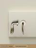 BAGB Silent Luxury Wooden Bedroom Door Handle Lock
