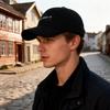 Cotton Baseball Cap With Embroidered Letters For Casual Sun Protection And Sunshade