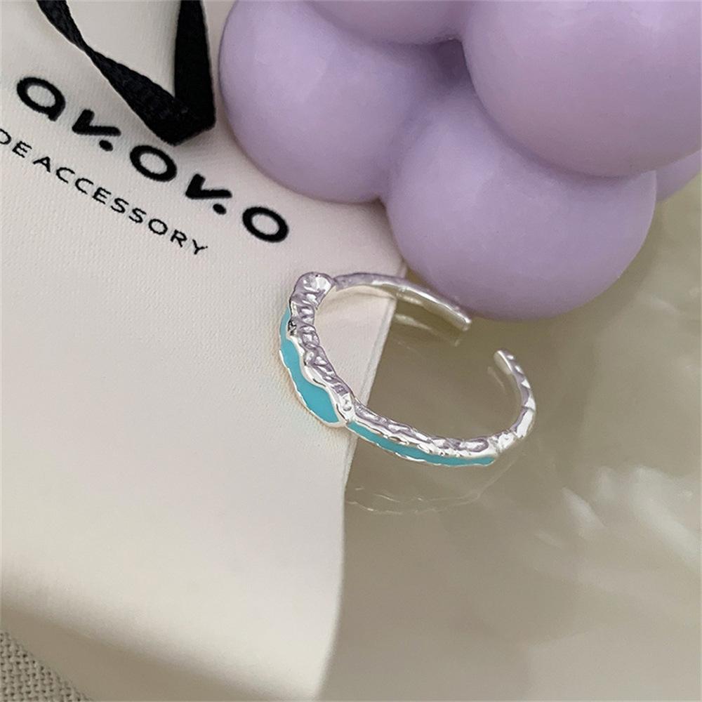 Korean plain ring ring female ins wind design opening adjustment tail ring ring ring