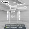 For Volkswagen Tiguan 2021 2022 Car Interior Center Console Transparent TPU Protective Film Anti-scratc Repair Film Accessories