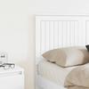 Headboard in White 120 cm Particleboard