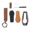 Sophisticated Design Zinc Alloy And Leather Car Key Cover for BYD For Tang