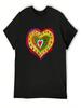 Herz 1 T-Shirt Anime Sachen Jungen Weiß Sommer Oberteil unisexs Grafik T-Shirts Lustig