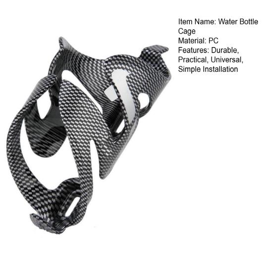 Water Bottle Cage Strong Load-bearing High Toughness Universal Simple Installation Non-deformable Bicycle Water Bottle Holder