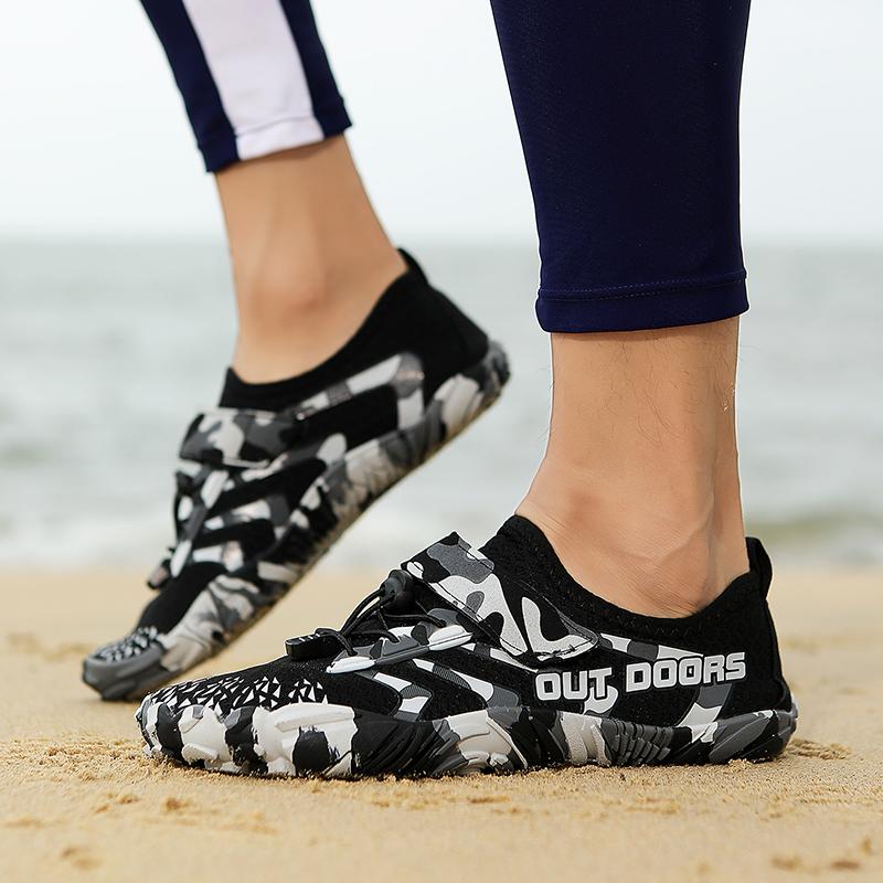 Zapatos Aqua de Secado Rápido para Playa para Mujer Hombre Transpirables Ligeros Zapatillas de Agua Antideslizantes Calzado para Exteriores para Wading Surf Rafting