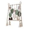 Macrame Wall Hanging Tapestry Woven Leaf Tassels Decoration Handmade Art for Home Apartments Nursery