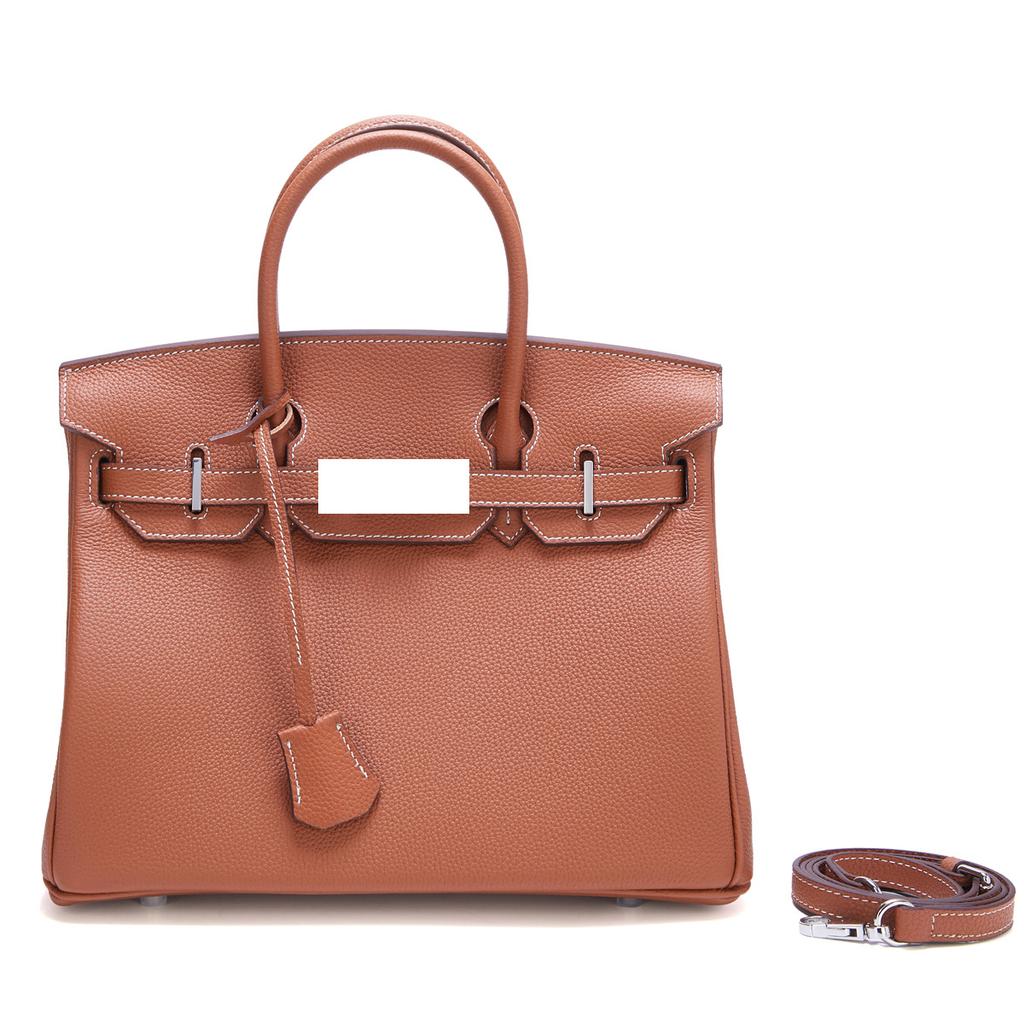 Silberschnalle Togo kleines Muster, echtes Leder Außenhandel neu erste Schicht Rindsleder High-End große Kapazität Handtasche Damen große Tasche