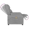 Massage Chair Light Grey Fabric