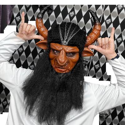 Halloween Horror Dämonen Kopfbedeckung Party Gehörnte Maske Teufel Stier Dämonenkönig Affenkönig