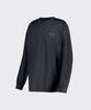 Leijibi [Set] Dry-Cooling Oversized Long Sleeve Rash Guard + Swimsuit Shorts Set W Black 2