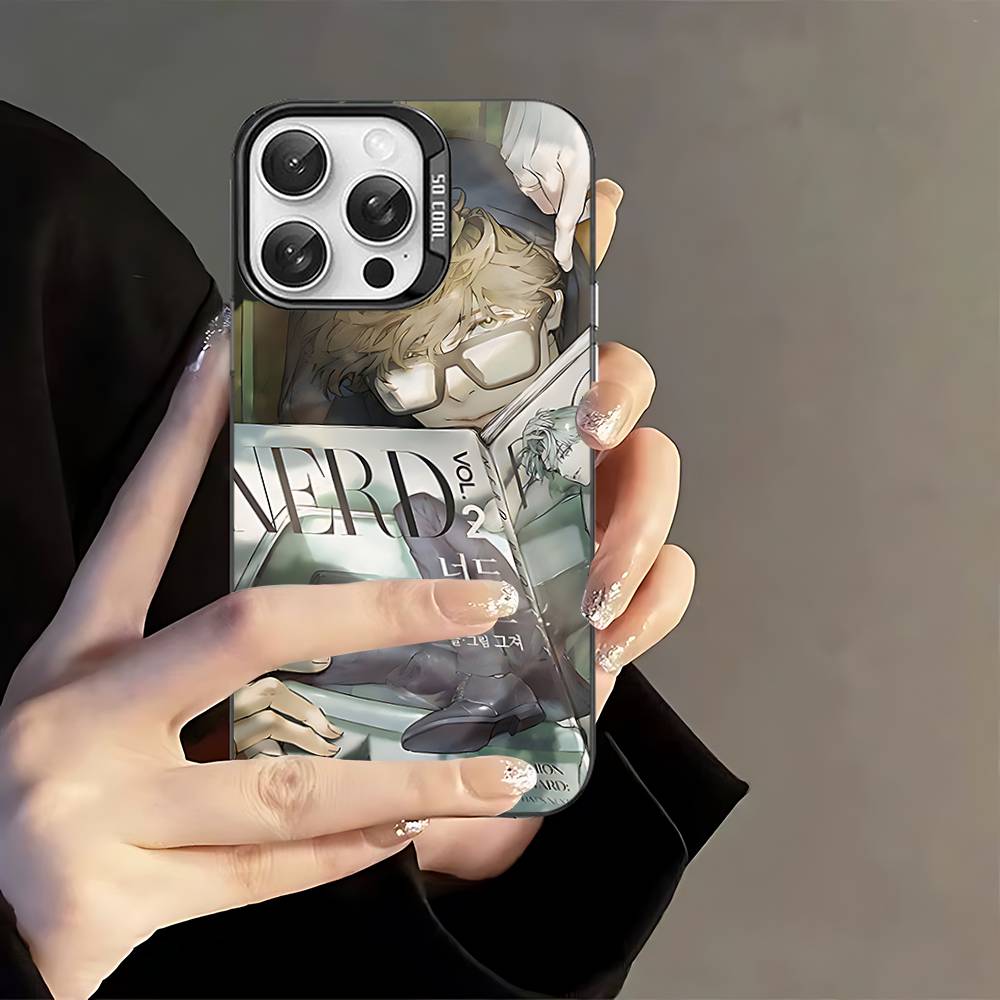 Nerd Project Bl Anime Phone Case For IPhone17 16 15 14 13 12 11 Pro Max Plus Color Matte Fundas