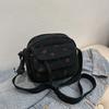 Korean Harajuku Shoulder Bag for Women Strawberry Pattern Trendy Crossbody Bag Corduroy Handbag Casual Multi-pocket Student Bag
