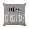 New Christmas Pillowcase Letter Polyester Printed Home Sofa Pillowcase Bedside Cushion