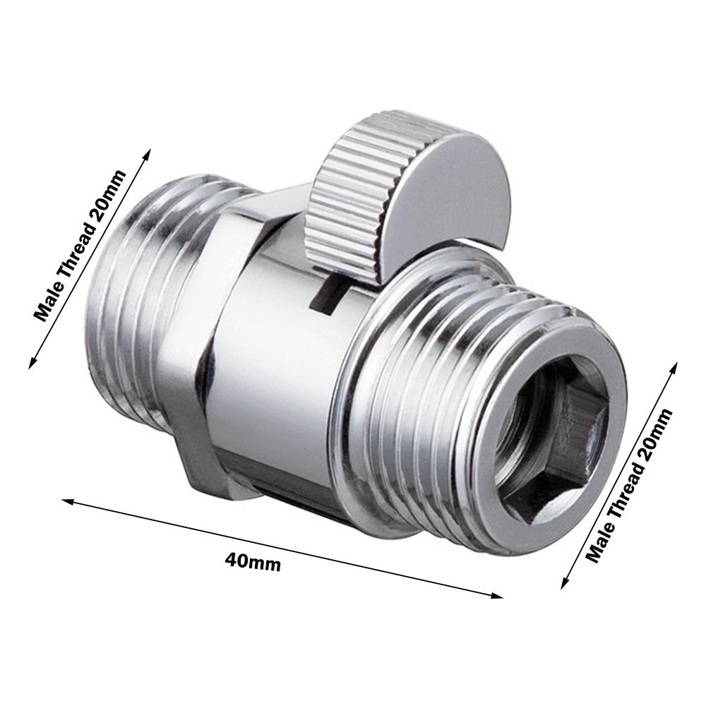 G1/2 Shower Flow Control Valve Brass Water Flow Control Valves New Water Shut-Off  Bidet Sprayer