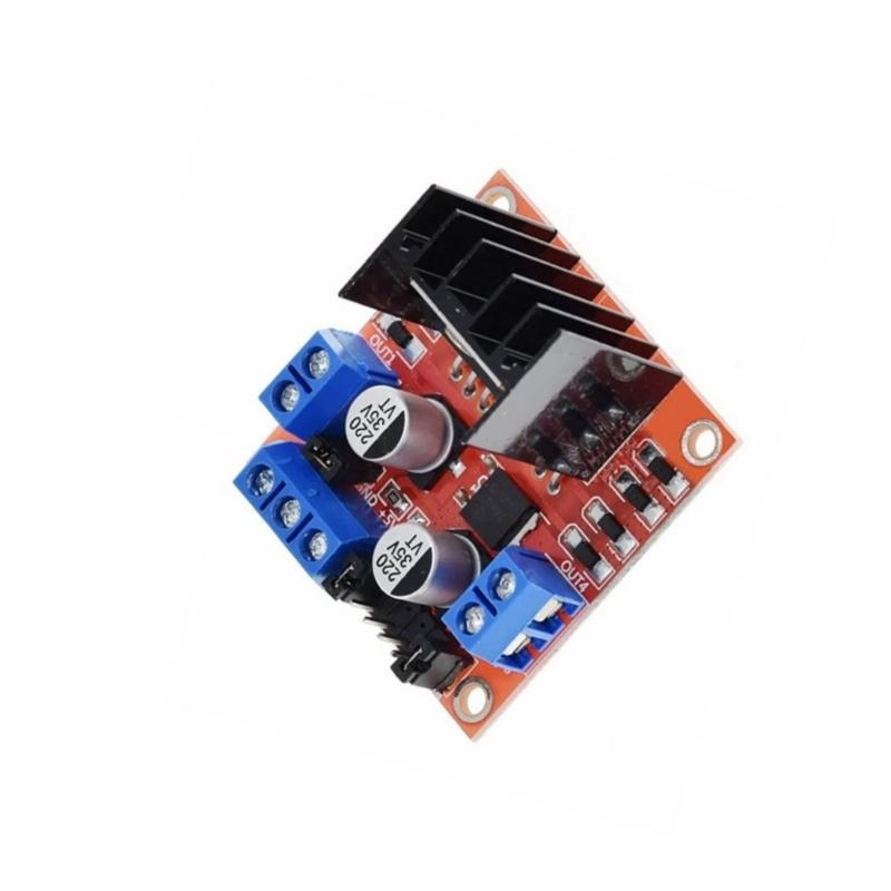 L298N Treiberboard Modul Auto Roboter Steckbrett Motortreiberboard L298N Schrittmotor Leistungsboard Ersatz