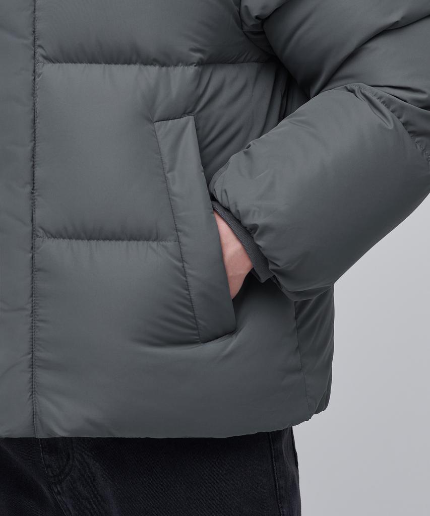 Musinsa Standard Goose Down Puffer Short Padded Jacket [Warm Grey]