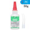 Super Glue 502 Super Adhesive Cyanoacrylate Bonding Agent for Metal, Plastic, Wood, Glass, Ceramic, Leather, Rubber, Handicrafts, DIY,