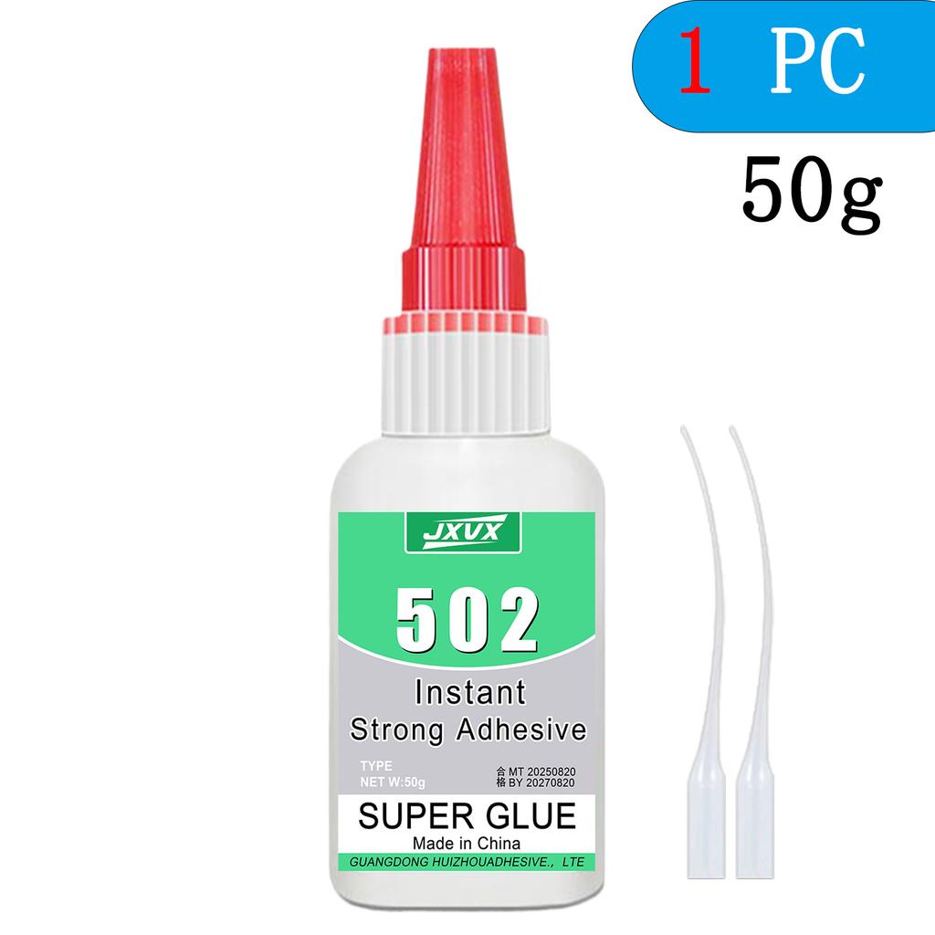 Super Glue 502 Super Adhesive Cyanoacrylate Bonding Agent for Metal, Plastic, Wood, Glass, Ceramic, Leather, Rubber, Handicrafts, DIY,