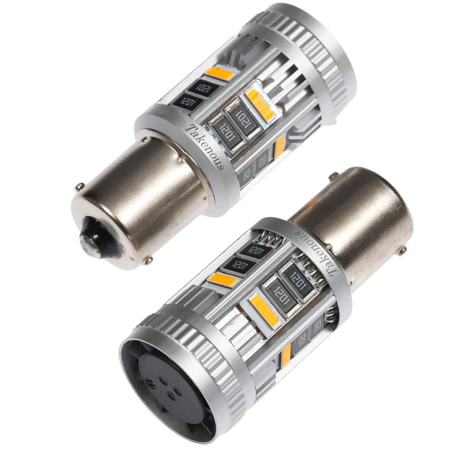 

Takenous Takemura Shokai S25 Single LED Turn Signal Canceller with Vehicle Inspection Quiet Set of 2 Built-in Resistor, Non-Polar, Compliant, 24V, янтарь