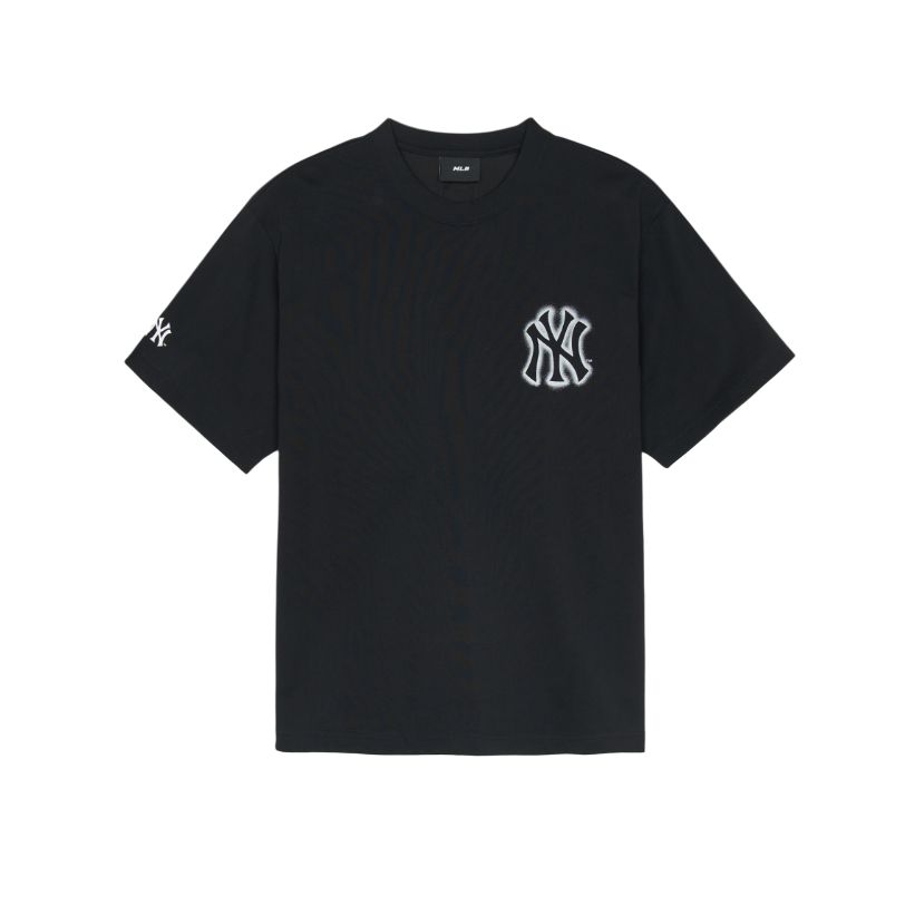 New MLB Basic New York Yankees T-Shirt Unisex Black 3ATSB0353-50BKS