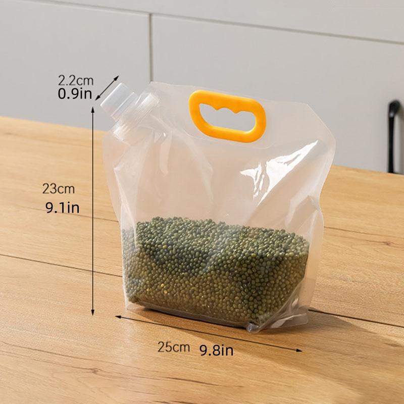 5Pcs Grain Storage Bags, Cold Storage, Food Fresh-keeping Bags, Storage Bags, and Sealed Bags Are Divided Into Bags