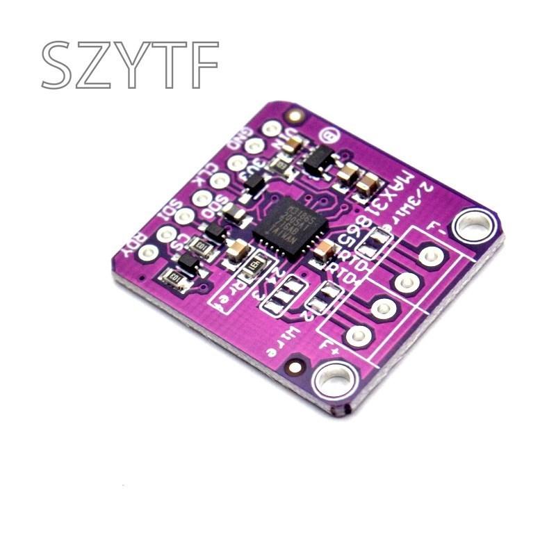 MAX31865 Temperatursensor Modul GY-MAX31865 RTD Digitalumwandlungsmodul Elektronisches DIY Board PT100-PT1000 für Arduino