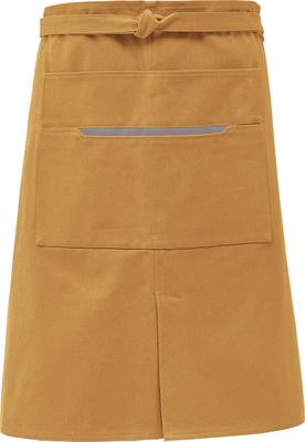 Waist Apron for Vintage Center Waist T8807 Free Size [Albe] Restaurants, Hotels, Cafes, Twill, 100% Cotton, Vent, Apron, C-84, Camel,