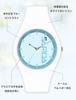 Unisex Watch with Rubber Strap, Water Resistant, Easy to Read, White, for Testing