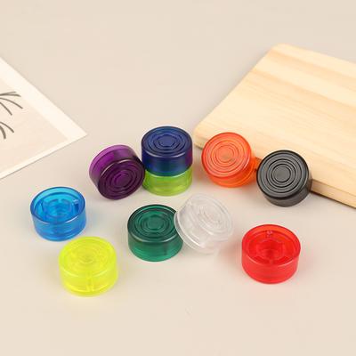 5 Stück Gitarren-Effektpedal Fußnagelkappen Teile Fußschalter Topper Knopf Kunststoff Puffer Fußschalter Schutz Zubehör