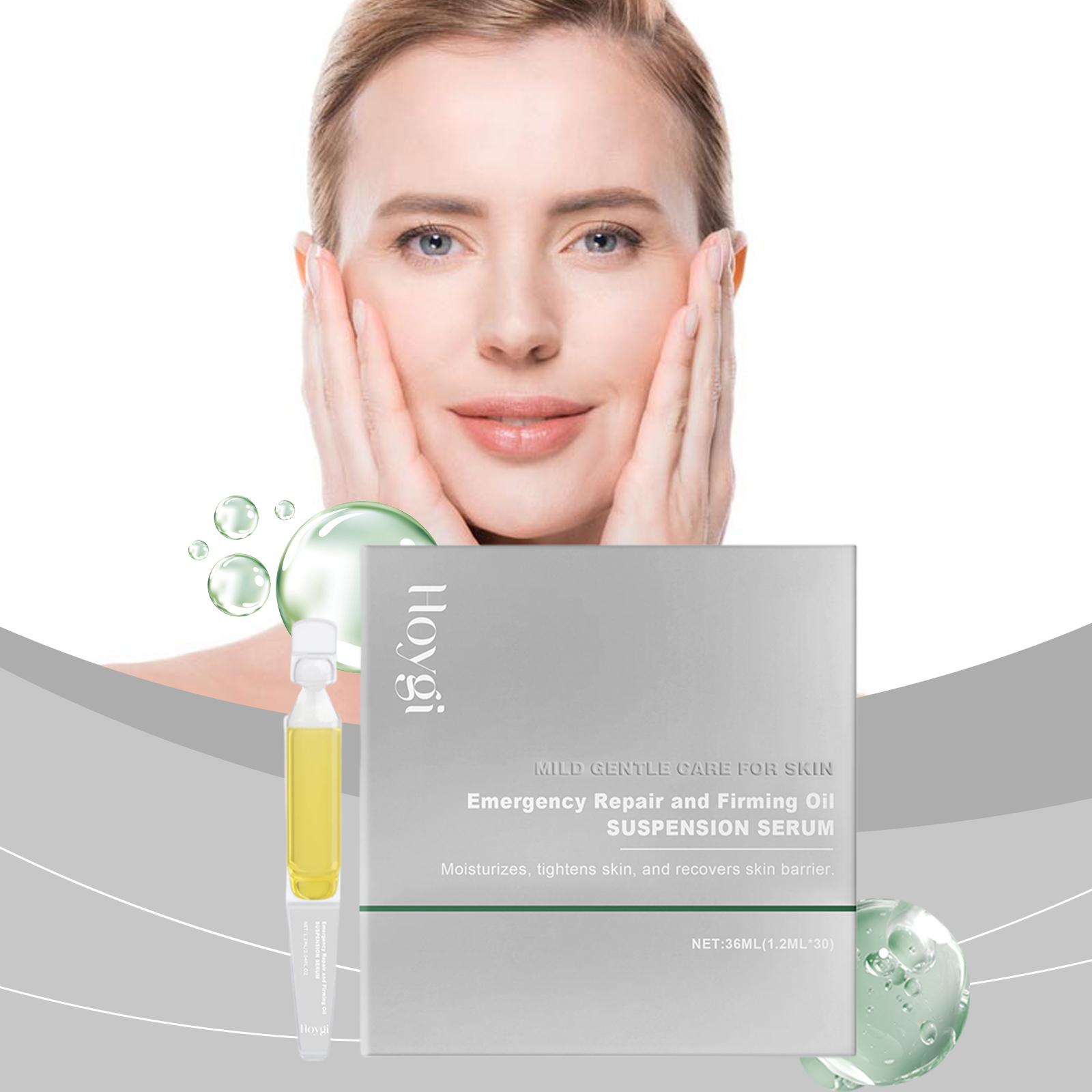 Improving Skin Firmness Single-Use Essence Serum Moisturizing Balancing Oil Water Refining Pores Nourishing Firming Skin Essence 1set