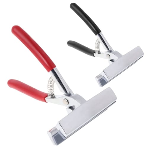 iikuru Canvas Stretching Pliers, 12cm Jaw Width, for Secure Stretching (Red)