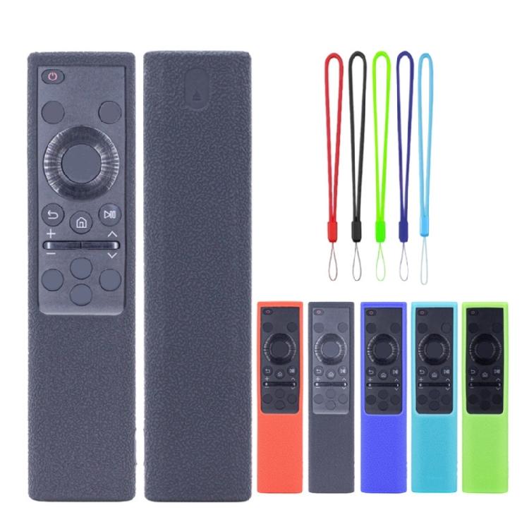 Household TV Remote Cover In Silicone with Pebbled Hold and Lanyard for BN591388K Daily Couch Sleeve, Bedroom, and Media Table Use