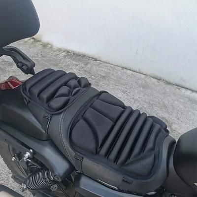 3D Potah sedla motocyklu 2ks Pohodlný sedák Motocykl Tlumení nárazů Prodyšný Potah sedla Univerzální Pro Horský