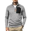 Men's Zip-Up Hoodie Cationic Lined Warm Casual