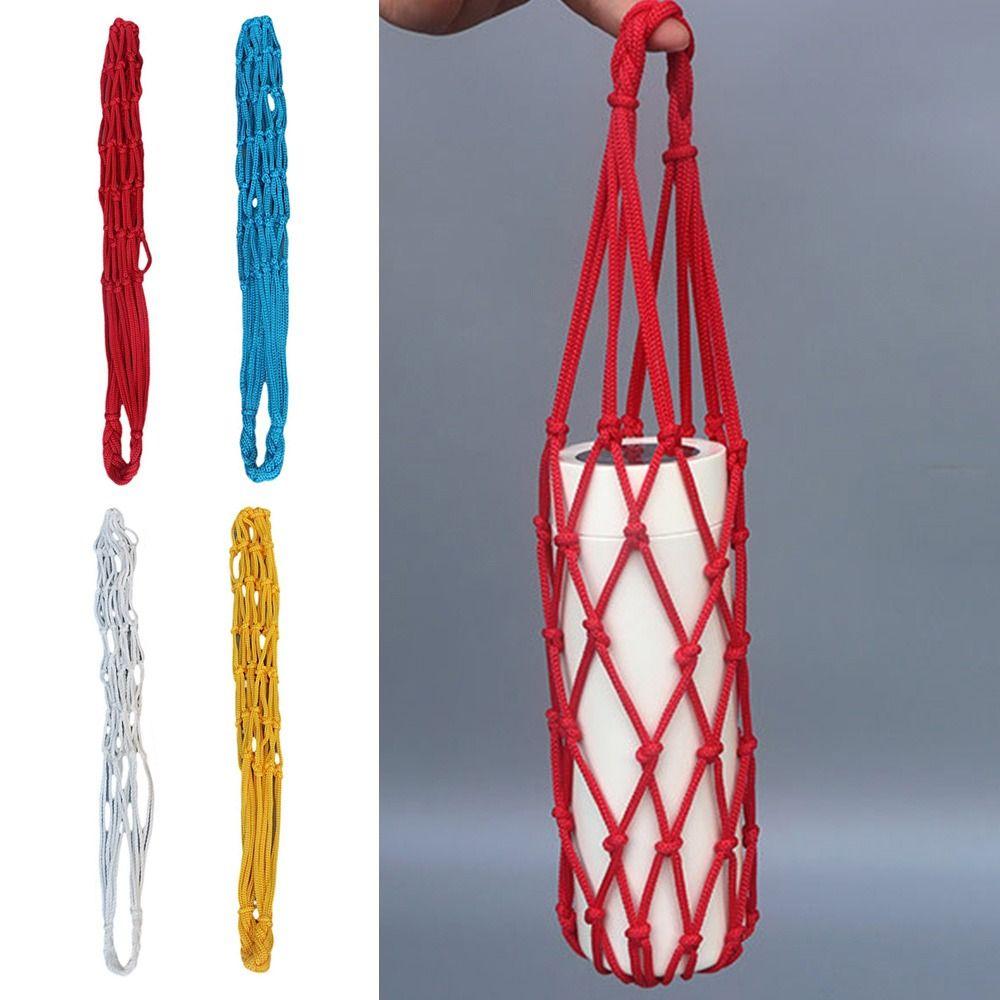 

Sports Water Cup Bag Outdoor Camping Cup Sleeve Pouch Useful Visible Bag білий