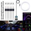 RGB Car Interior Ambient Light Wireless APP Bluetooth Control Optical Fiber Strip Atmosphere Lamp Standalone Connection