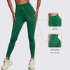 High-Waist No Camel Toe Plus Size Yoga Leggings - Solid Color Lycra Peach Butt Fitness Pants